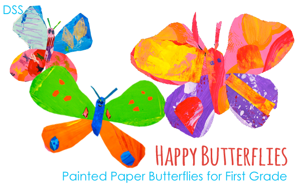 Painted Paper Butterflies