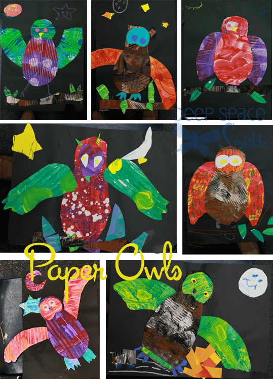 Paper-owl-Art-Lesson