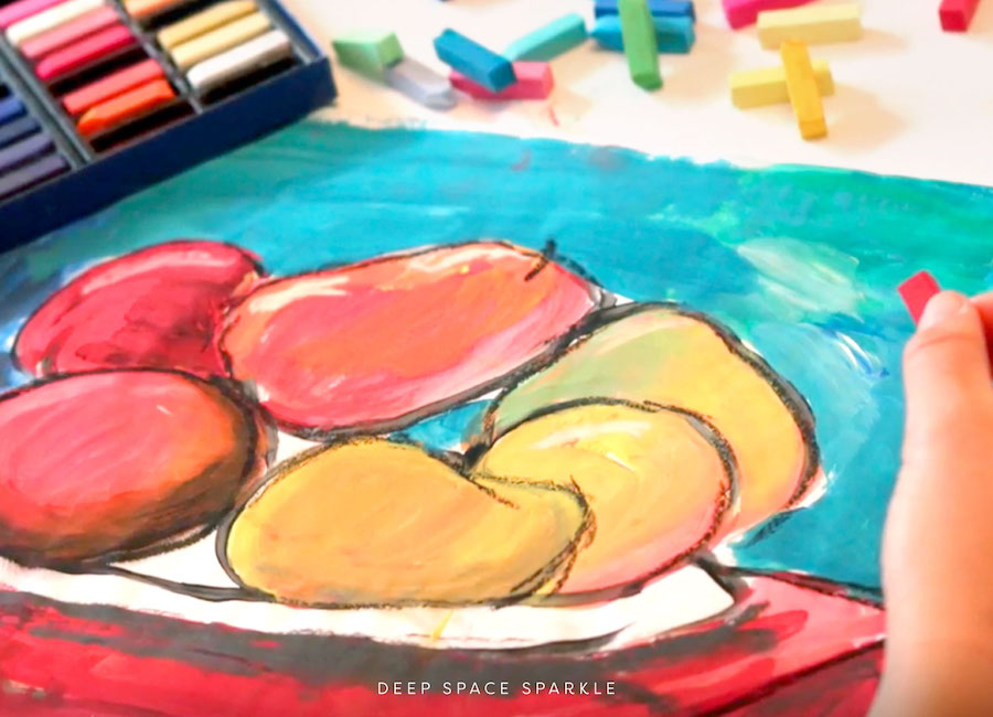 Making Art with Kids: Oil Pastels that POP!