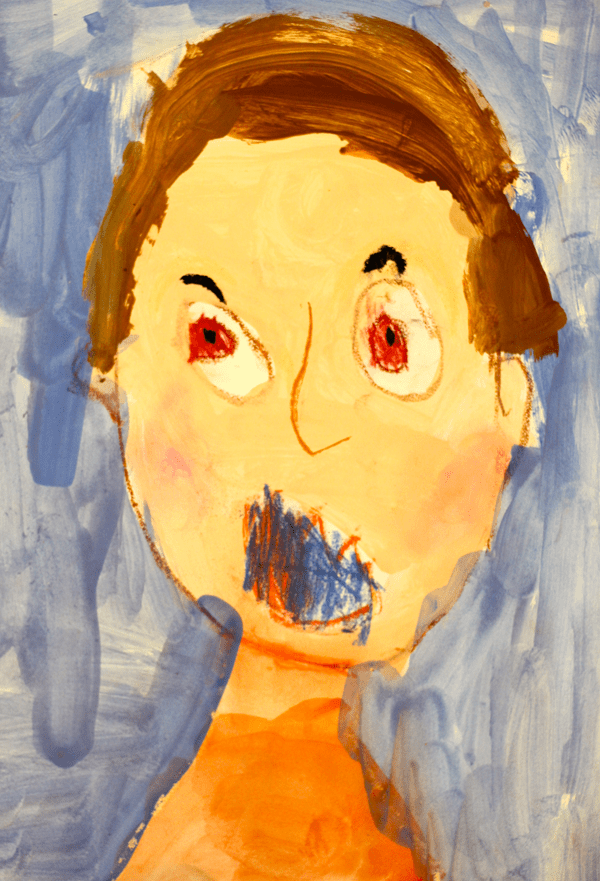 Inside the Kinder art room: Portraits