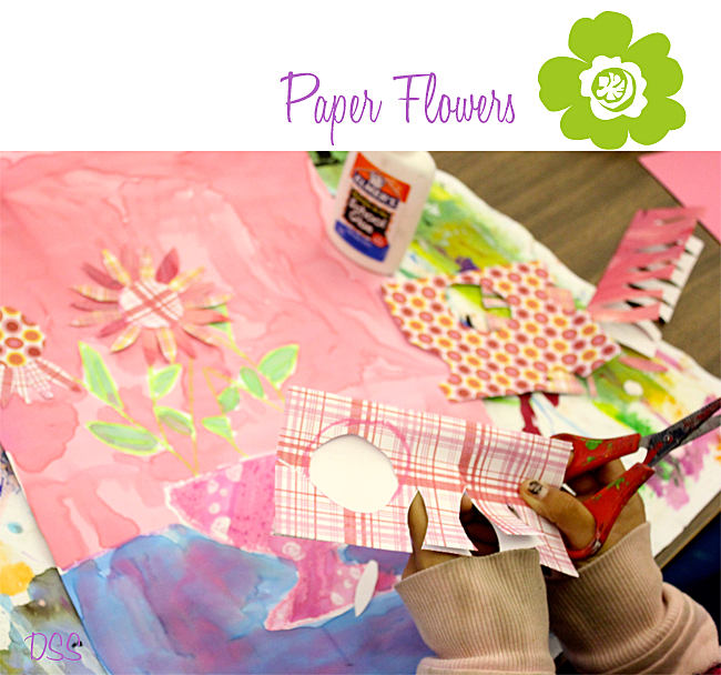 Watercolor & Paper Bouquet: Perfect Valentine’s Day art and craft project for kids