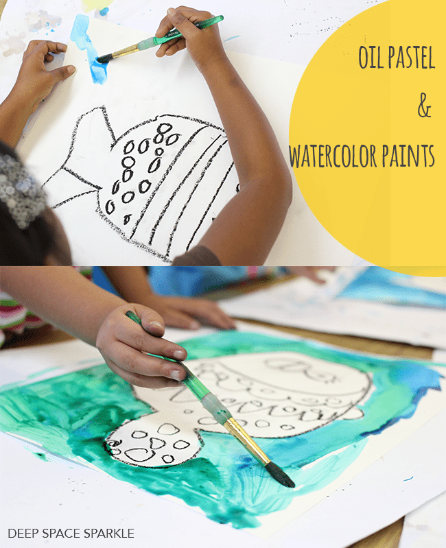 Easy Fish Painting For Kids [Free Template]  Painting for kids, Fish  painting, Kids watercolor