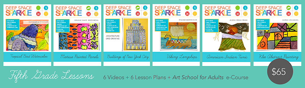 Art Curriculum Lesson Plans | Deep Space Sparkle