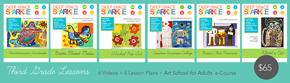 Art Curriculum Lesson Plans | Deep Space Sparkle