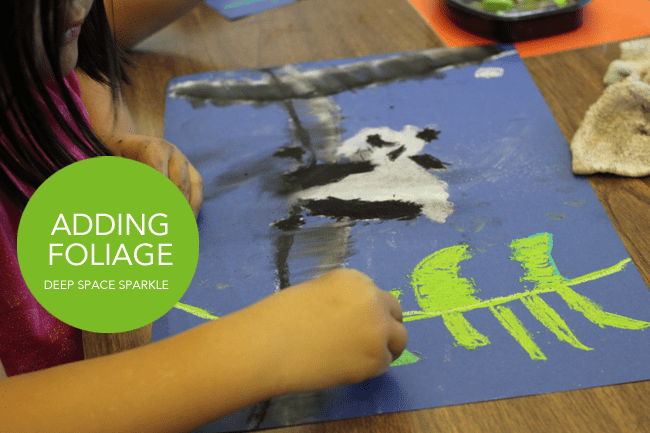 ADDING-FOLIAGE for Chengdu Art Lesson