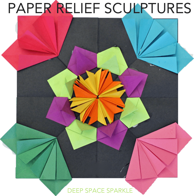 Try this paper craft with your kids and learn radial symmetry and origami