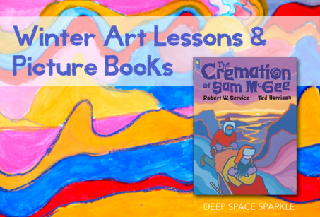 7 Winter Art Lessons To Try | Deep Space Sparkle
