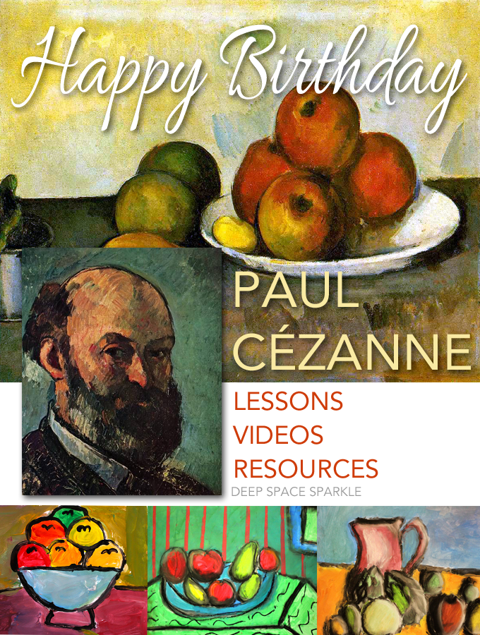 A collection of Paul Cézanne art lessons and videos for kids