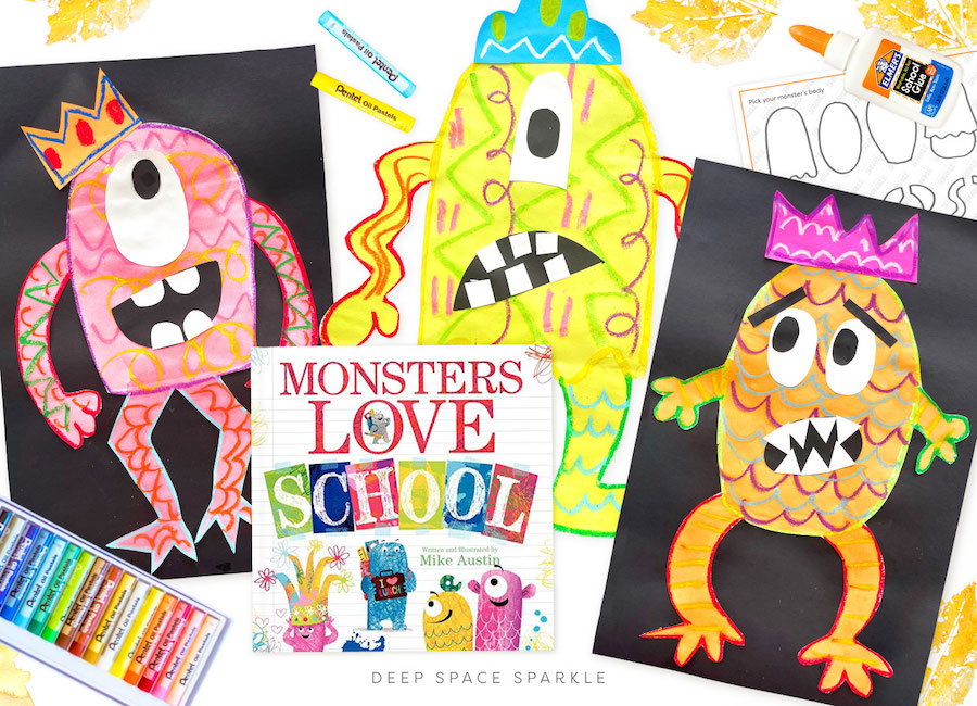 Monsters Love School Back to School free download with templates project