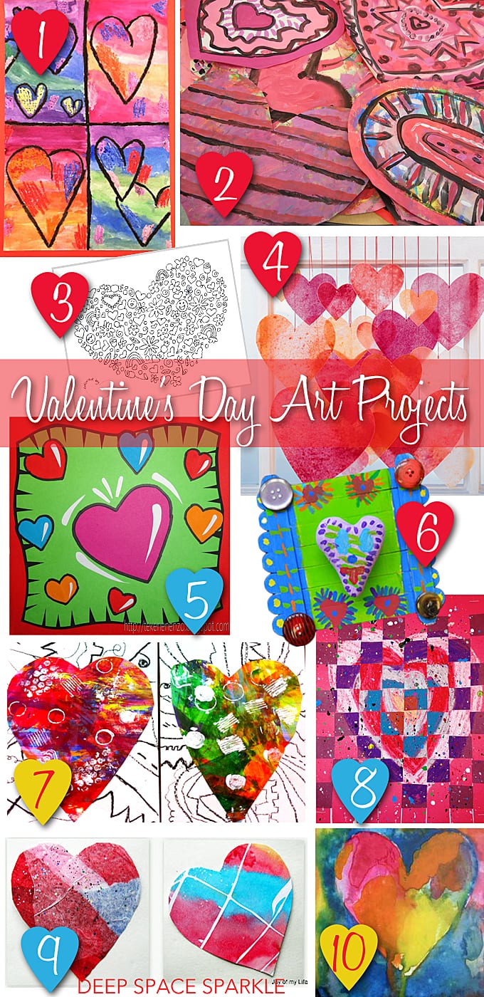 10 Valentine's Day Art projects for kids
