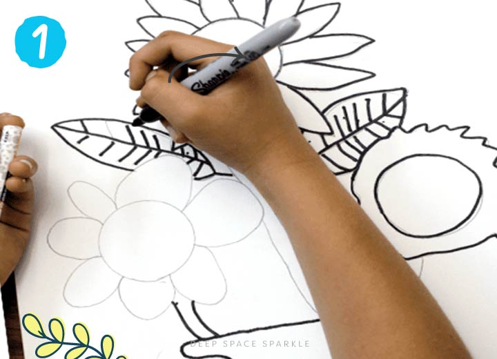 How to Draw & Paint a Bouquet of Flowers 