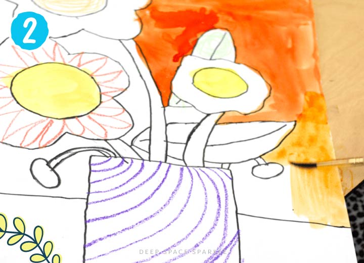 How to Draw & Paint a Bouquet of Flowers 