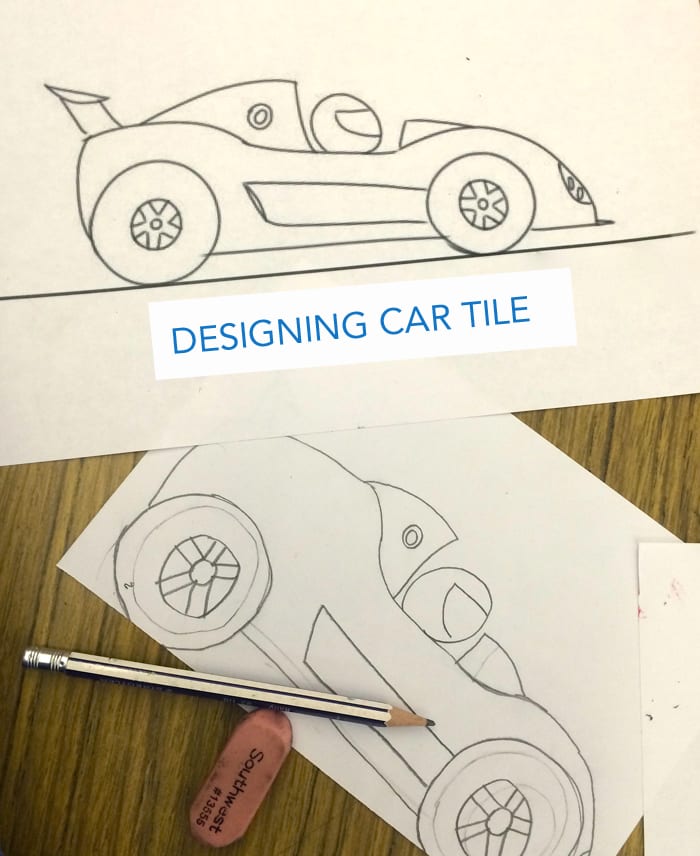 How to make a collaborative clay car mural