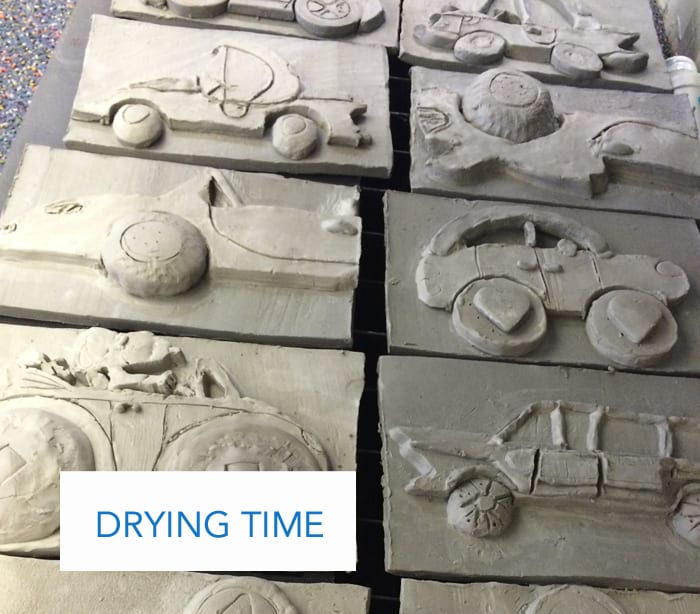 How to make a collaborative clay car mural