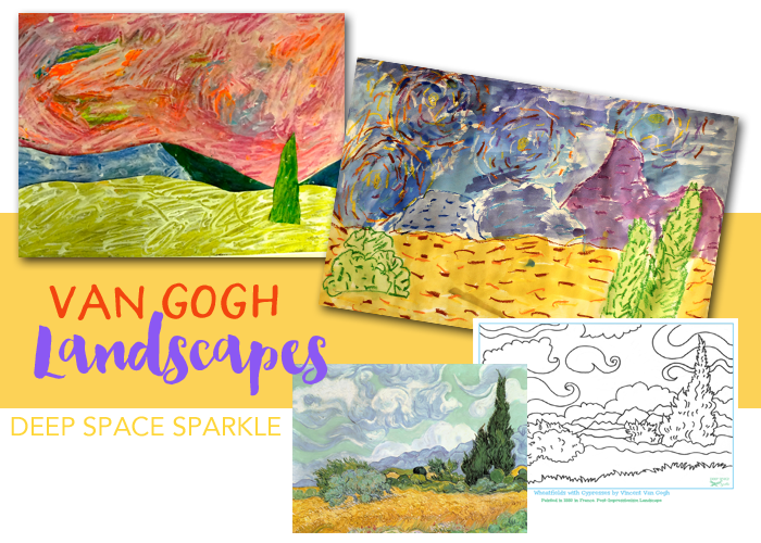 Van Gogh Landscape art project