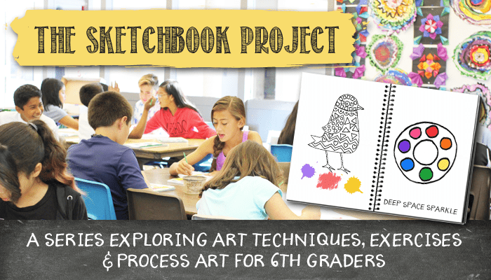 Project ART-A-DAY: Lesson: Elements and Identity Sketchbook Cover