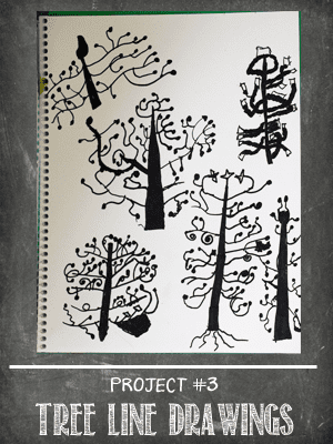 The Sketchbook Project Lesson # 3 Trees