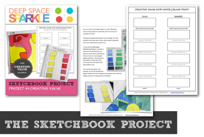 How to teach kids to create tints and shades" A color mixing art project for kids