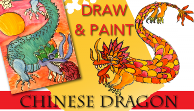 Draw and Paint a Chinese Dragon
