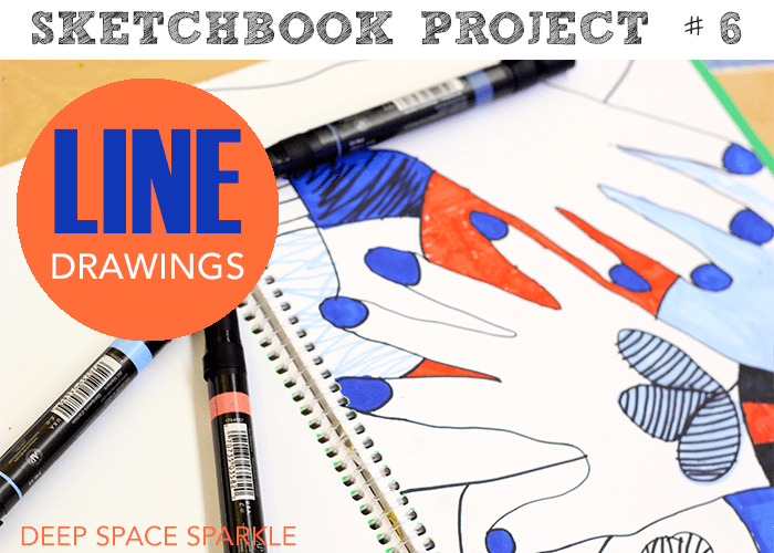 The Sketchbook Project: Line & Color Drawings