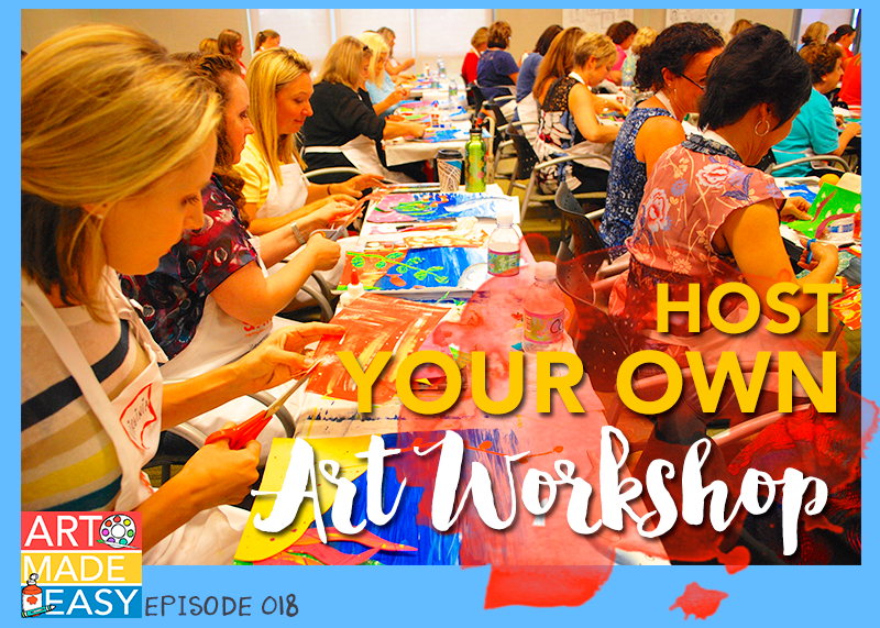 How to host your own art workshop-Art Made Easy 018