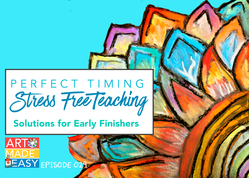 Solutions for early finishers: Perfect timing in your art class. Art Made Easy 029