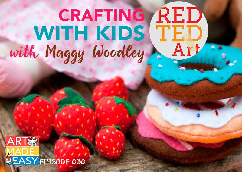 Art Made easy talks to Maggy Woodley of the blog, Red Ted Art and how she created such a successful brand.