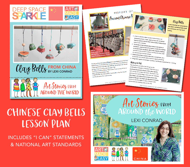 DOWNLOAD a free Chinese Clay Bells lesson plan from Deep Space Sparkle