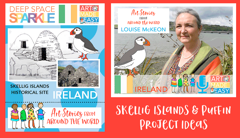 Skellig Island Art Project from Ireland