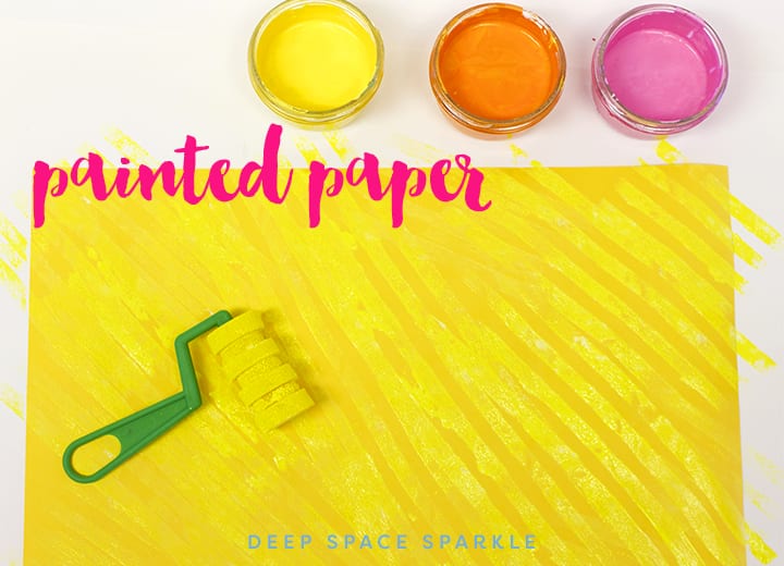 Spring Daffodil Art Projects for Kids: How to Make painted paper