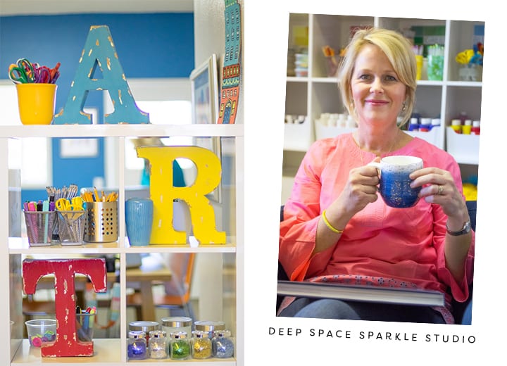 Take look at what the Deep Space Sparkle headquarters looks like and how Patty organizes her space.