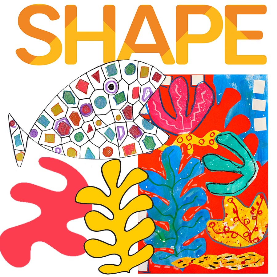 How to teach the Elements and Principles of Art: Shape