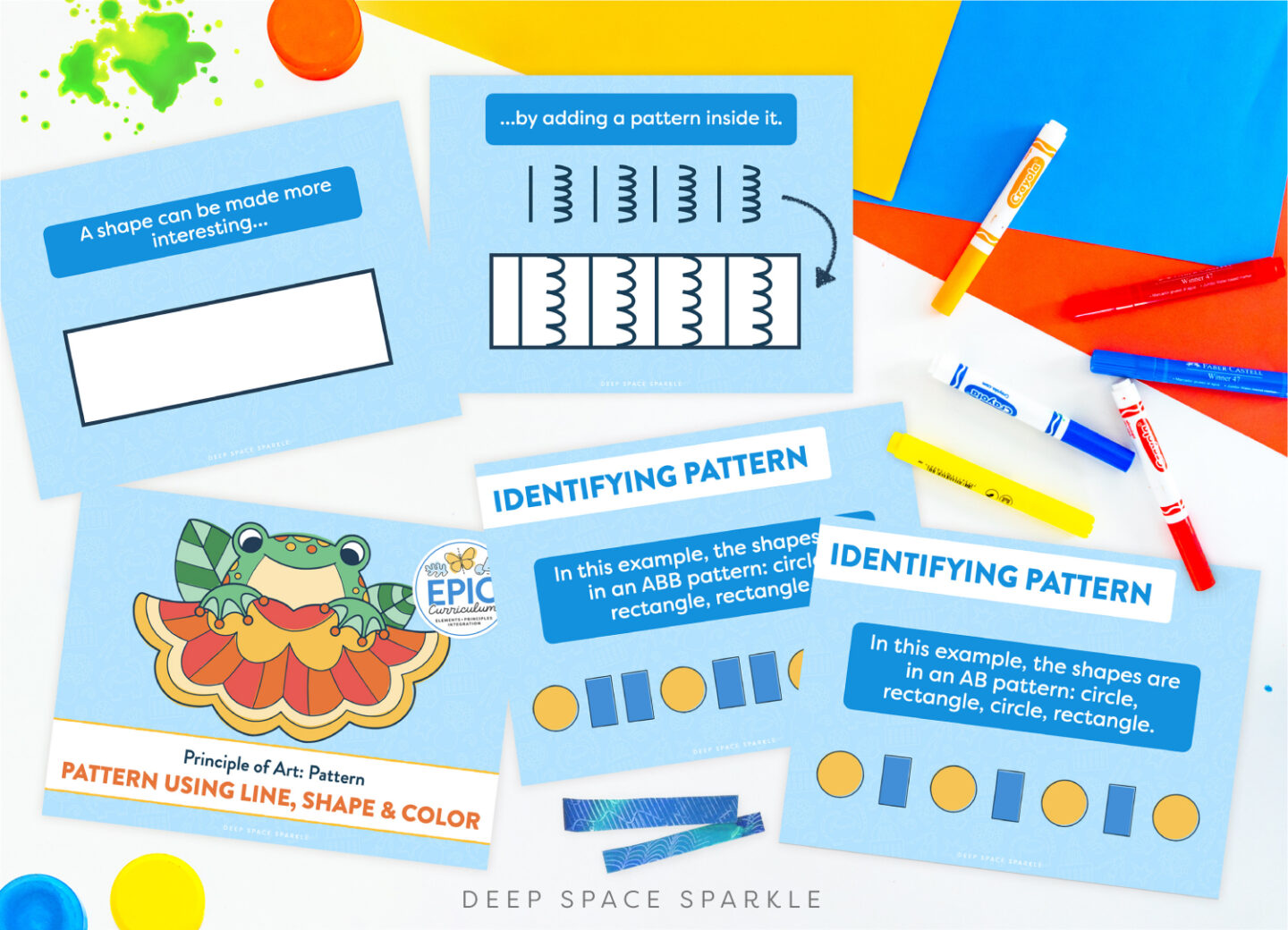 How to Teach Line and Pattern to children in elementary school