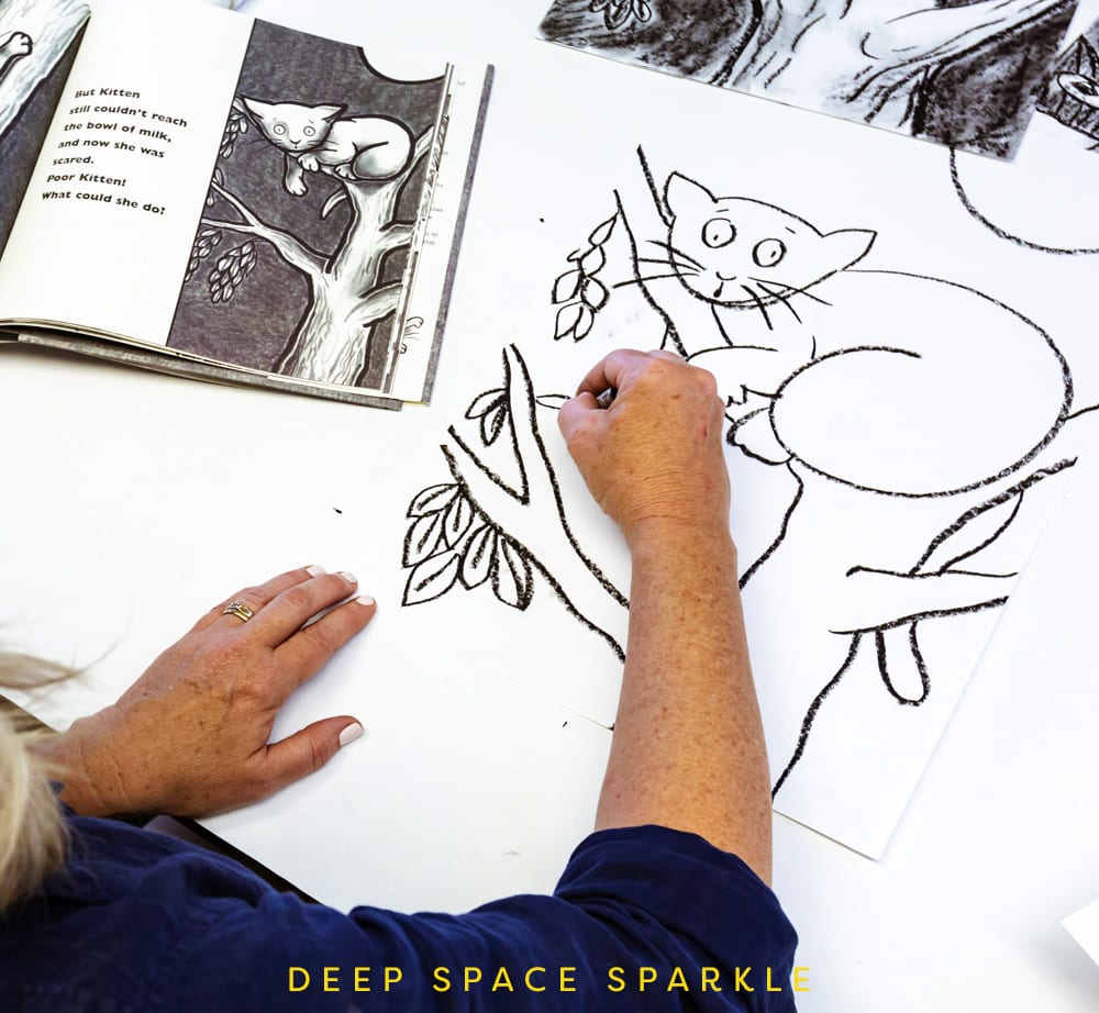 Kitten's First Full Moon & How to Teach Texture | Deep Space Sparkle