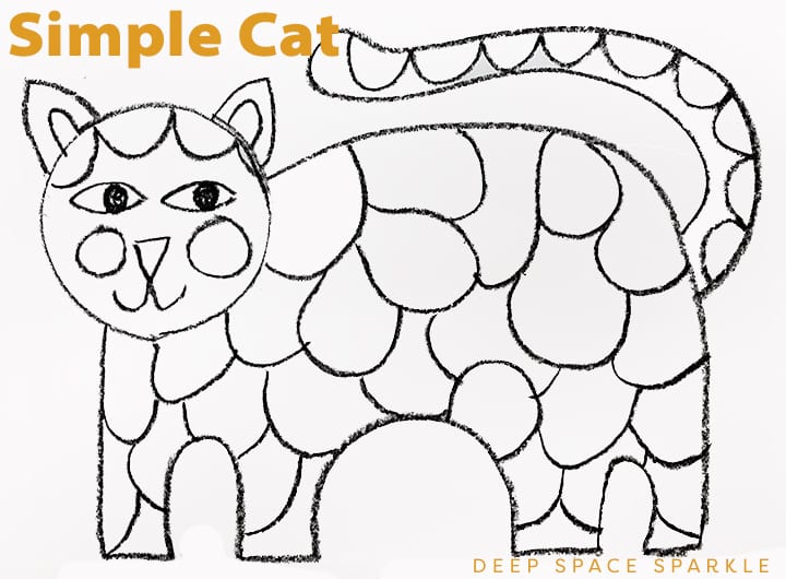 Simple Cat Drawing