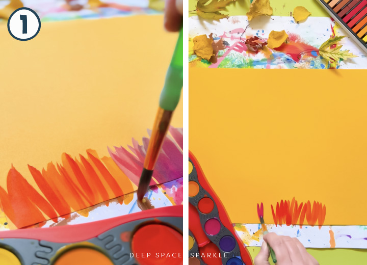 Falling Leaves art project