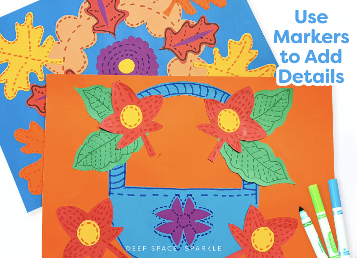 Creating a Thanksgiving Placemat teaching Balance