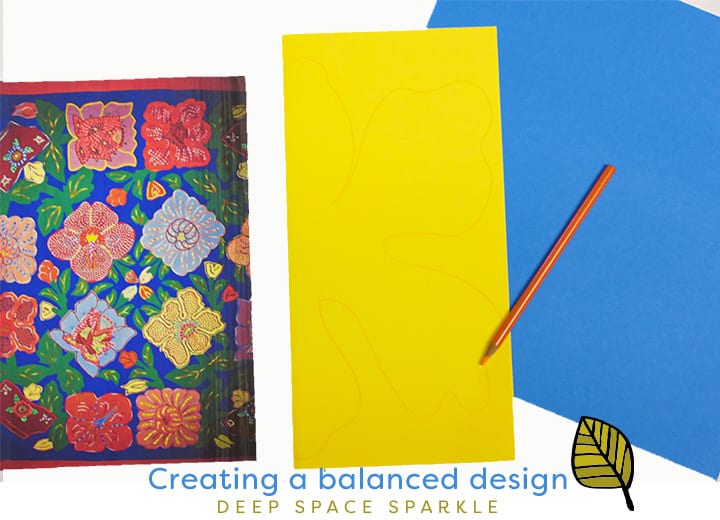 Thanksgiving Placemats using Balance-drawing