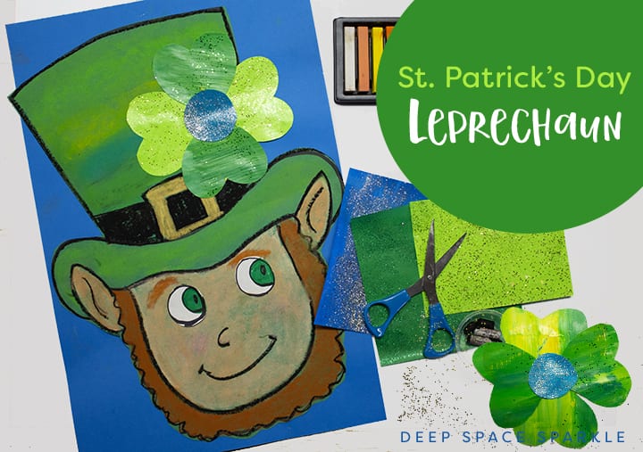 leprechaun art project for st. patricks day lesson for kids