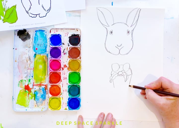 Peter Rabbit Watercolor Art Project for Elementary Kids