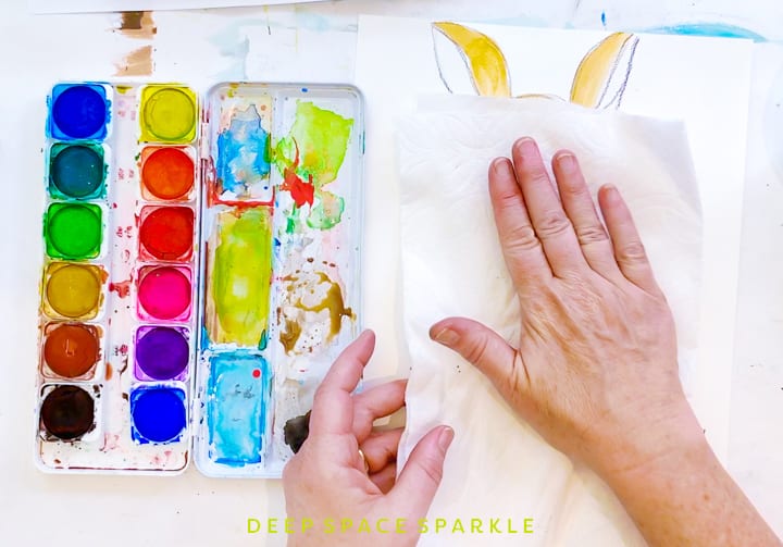 Peter Rabbit Watercolor Art Project for Elementary Kids