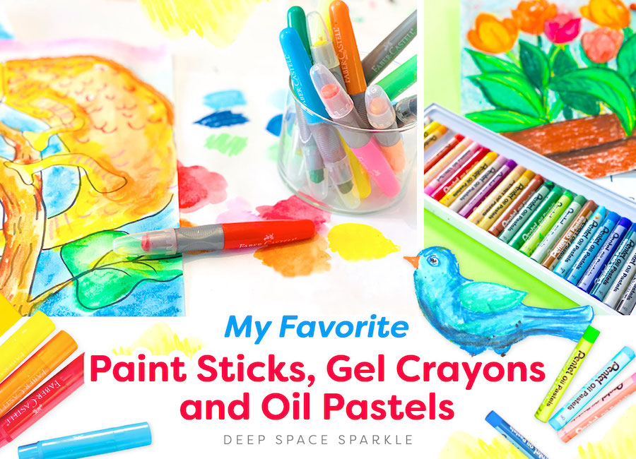 Pentel Arts Oil Pastels, Kids Craft Crayon Drawing