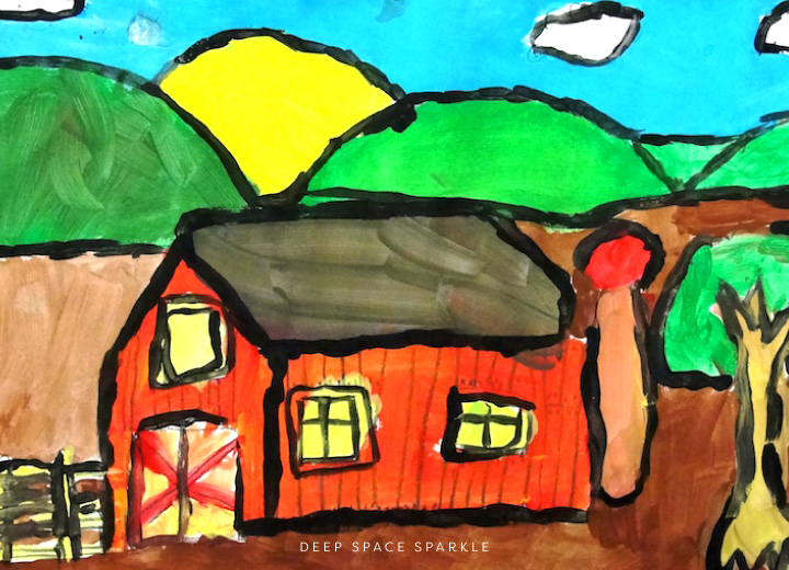 How to Teach SPACE to your students with the elements and principles of art