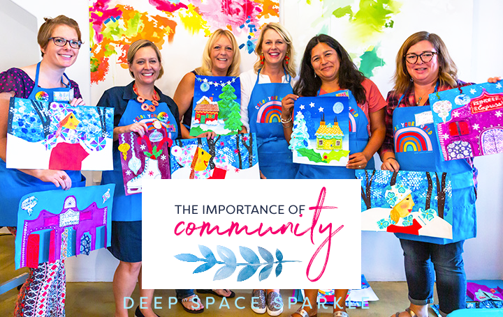 Deep Space Sparkle Art Workshop Round up: THE IMPORTANCE OF COMMUNITY