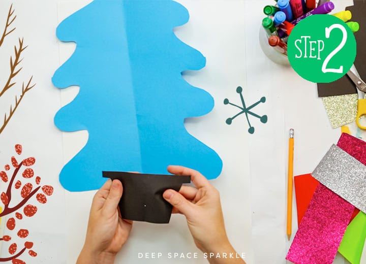 how to make a symmetrical christmas tree put pieces together