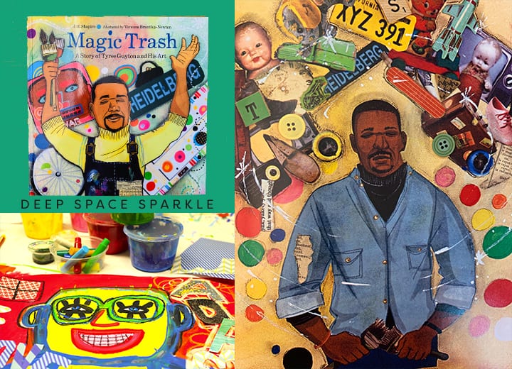 MAGIC TRASH, A Story of Tyree Guyton and His Art- Black history month for kids. 