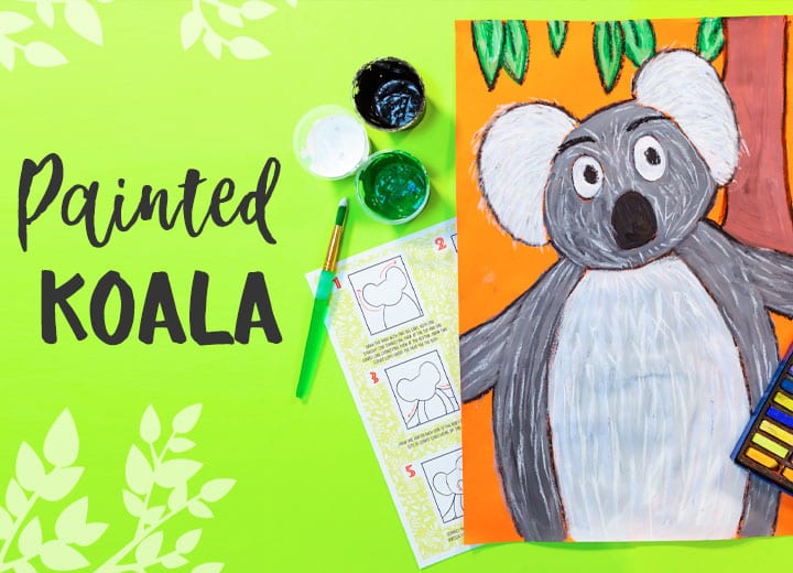 how to paint a koala australia art