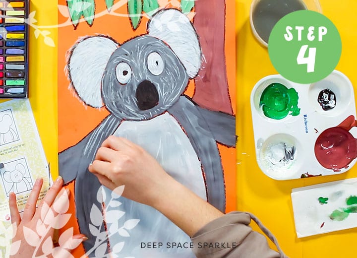 how to paint a koala australia art