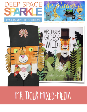 Mr. Tiger art lesson plan for students in second grade with standards