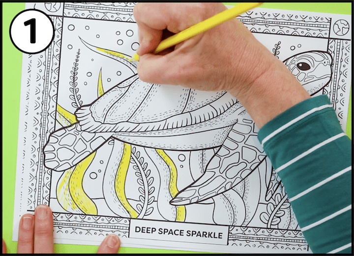 How to color using colored pencils earth day coloring pages for all grade levels